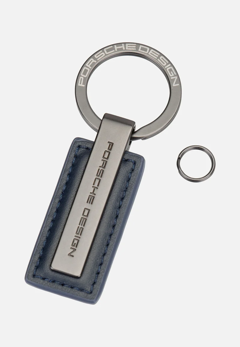 Keyring Metal Bar 28801 Dark Blue - Schlüsselanhänger