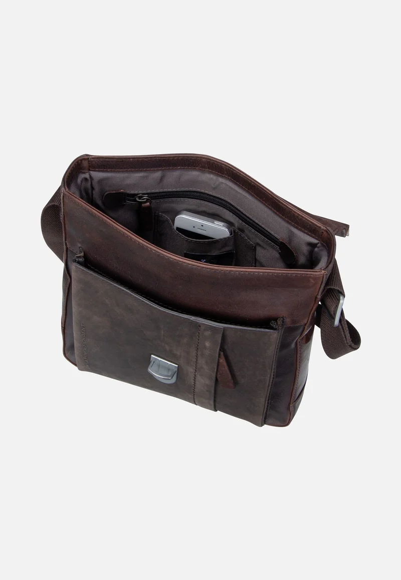 Brick Lane Jeremy SVF Dark Brown - Crossbody Bag