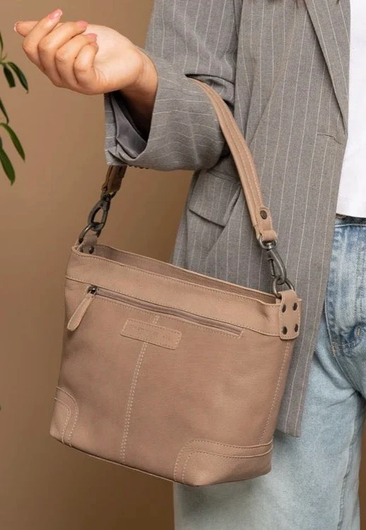 Zarita 1422 Taupe - Schultertasche