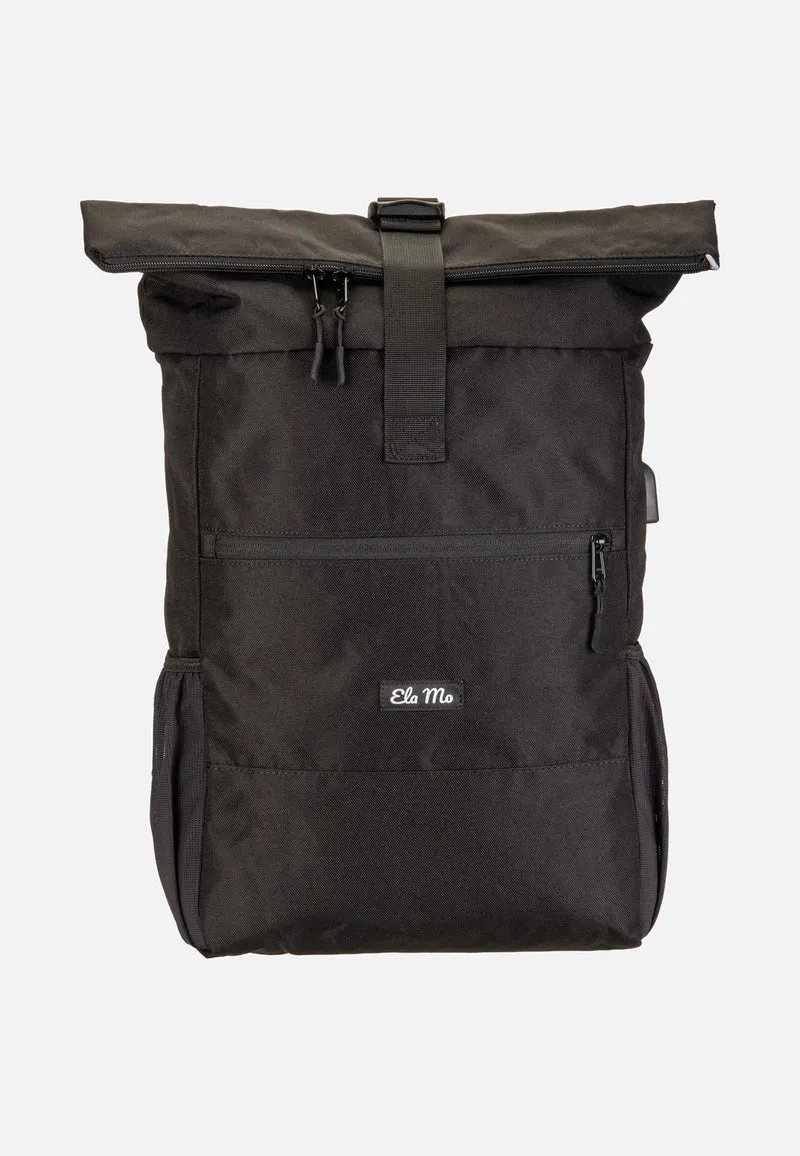 Rolltop Black Beautiful - Rolltop Rucksack