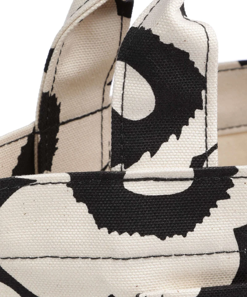Marimekko Mono Unikko Mini Handtasche cotton/black