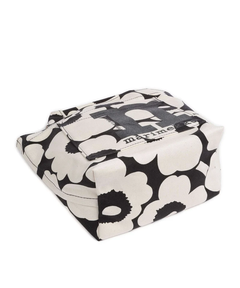 Marimekko Mono Unikko Mini Handtasche cotton/black