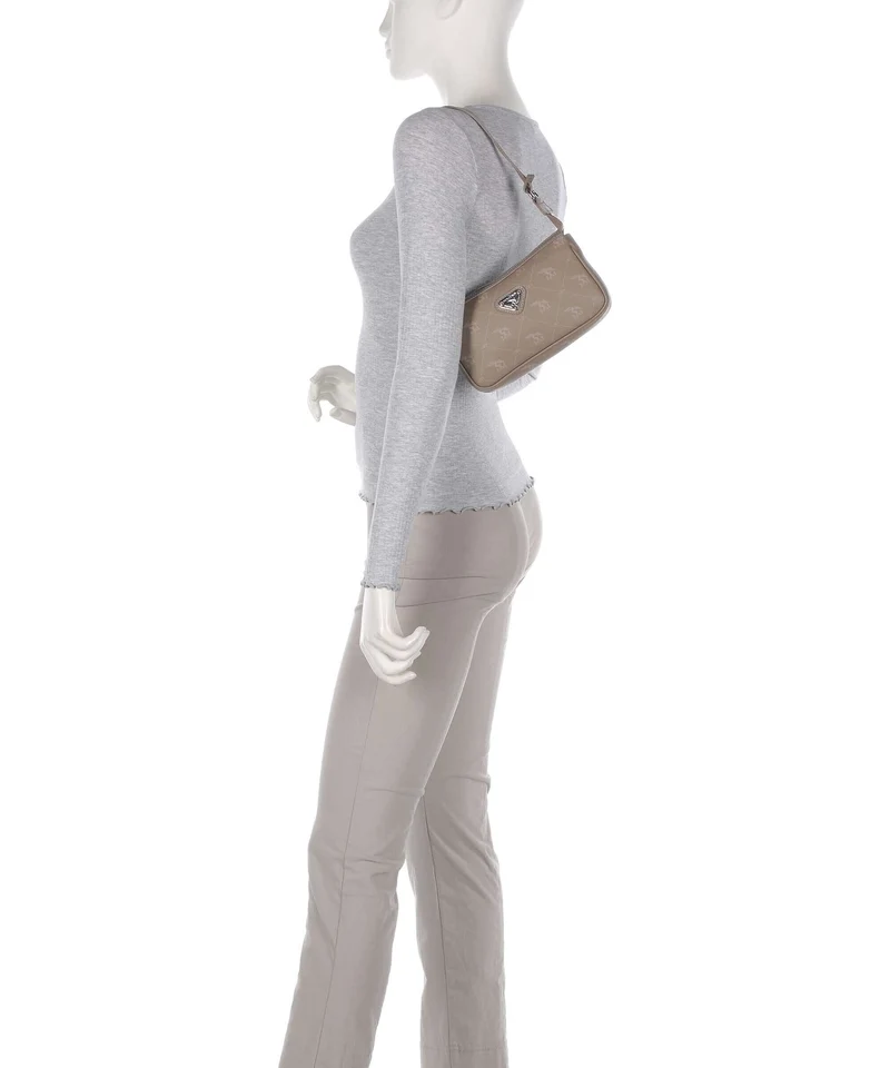 Maison Mollerus Pecarus Missy Schultertasche taupe/rosé/silber