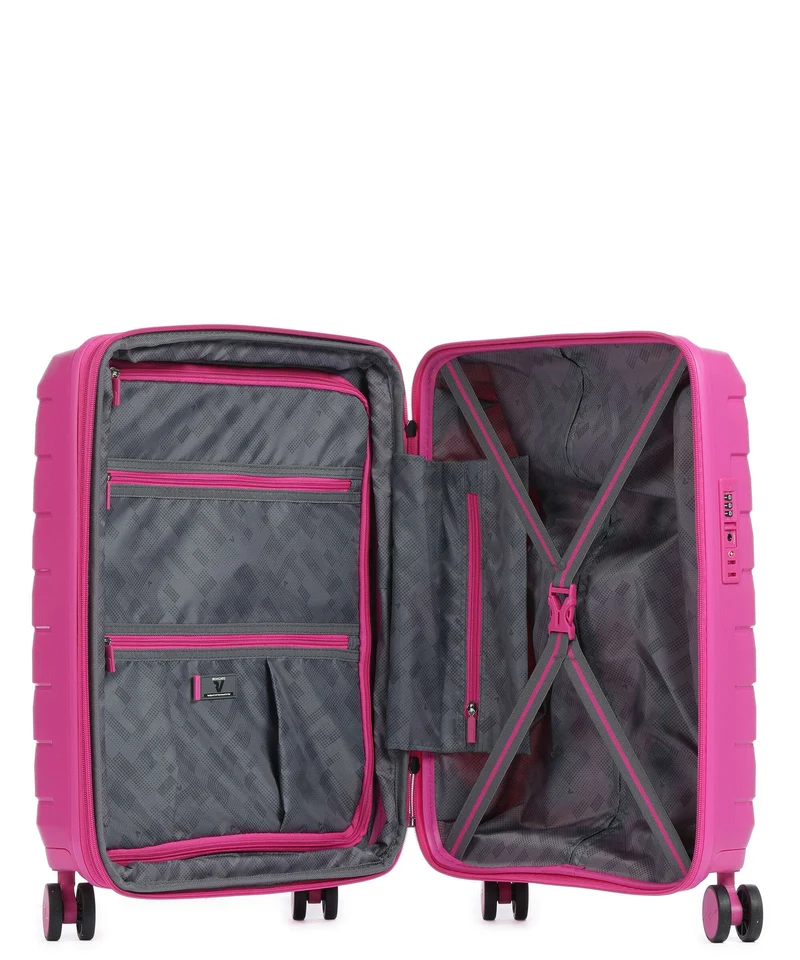Roncato Skyline 2.0 S 4-Rollen Trolley fucsia
