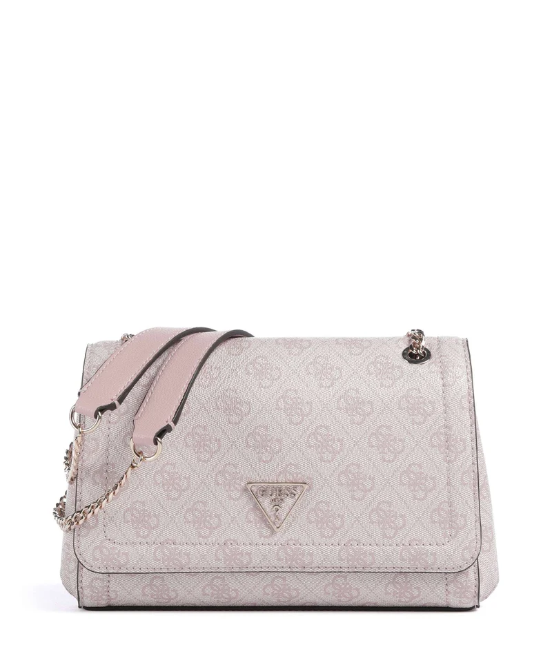 Guess Noelle Schultertasche orchid logo
