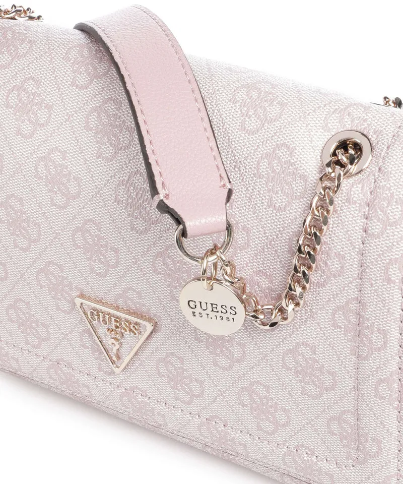 Guess Noelle Schultertasche orchid logo