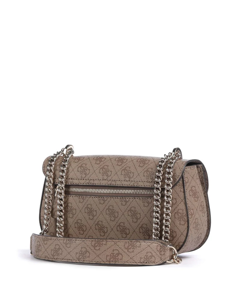 Guess Erica Schultertasche latte logo