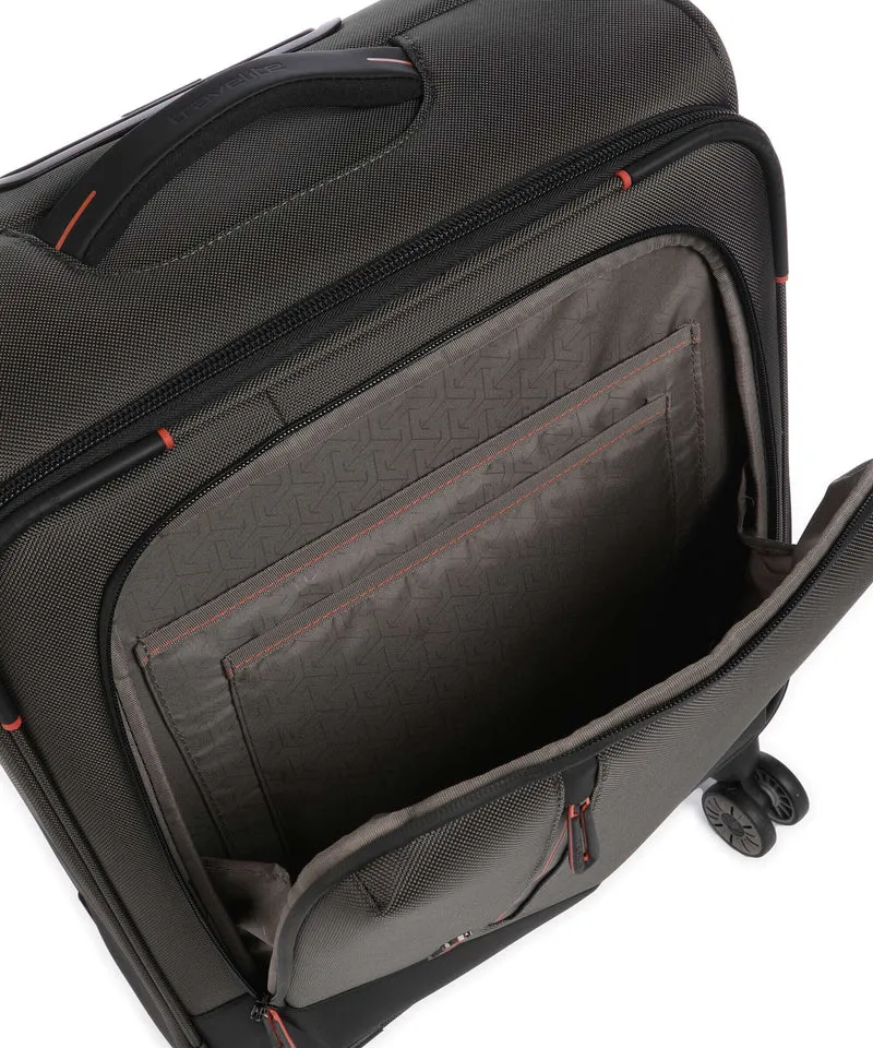 Travelite Crosslite 5.0 4-Rollen Trolley oliv