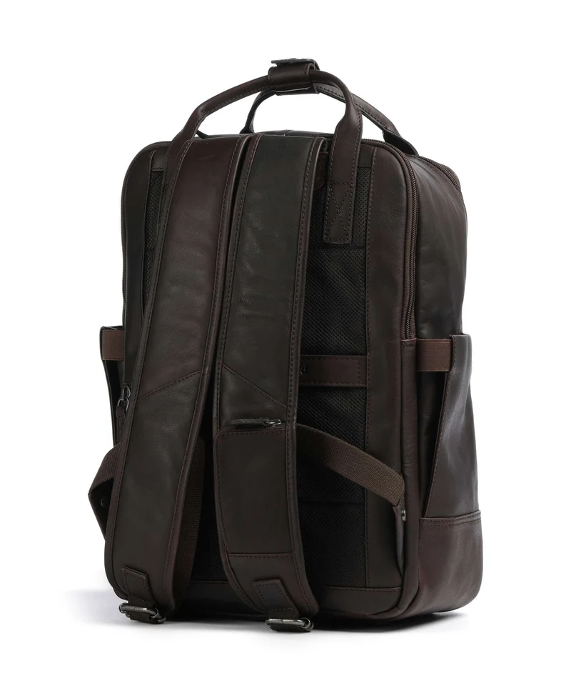 The Chesterfield Brand Wax Pull Up Cow Calden Rucksack brown