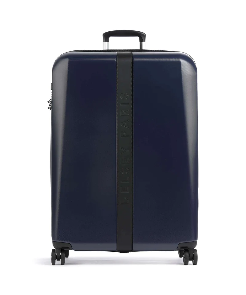 Delsey Paris Promenade Hard 2.0 4-Rollen Trolley marineblau