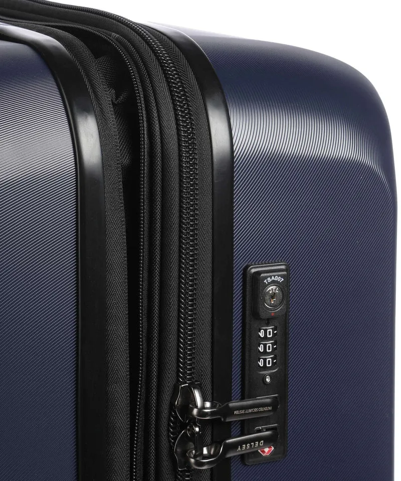 Delsey Paris Promenade Hard 2.0 4-Rollen Trolley marineblau