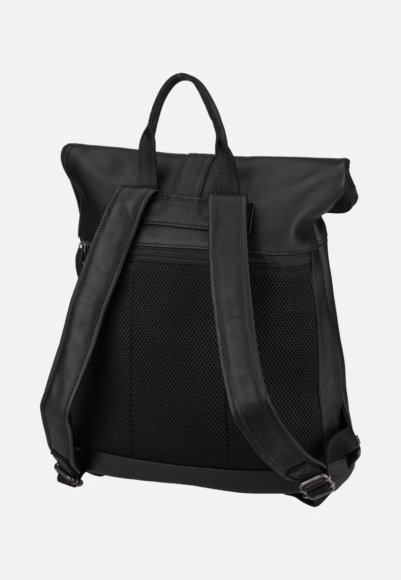 Larsson 0338 Black - Rolltop Rucksack