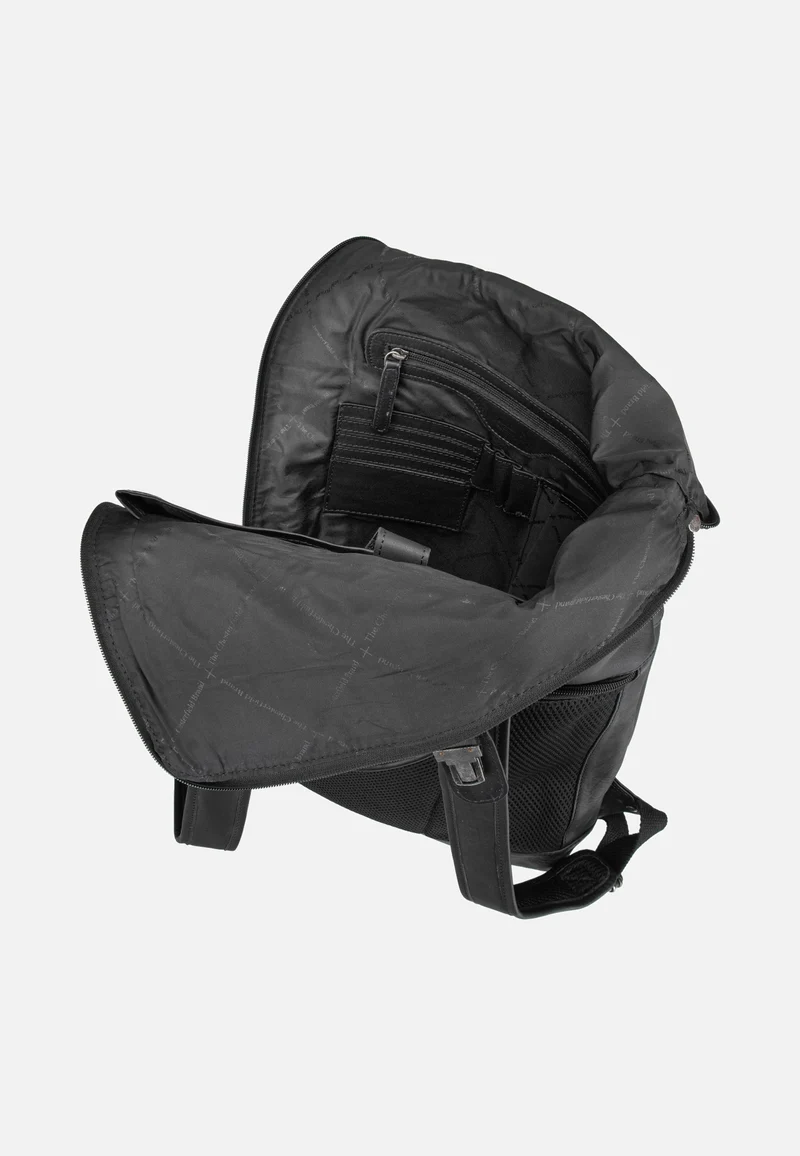 Larsson 0338 Black - Rolltop Rucksack