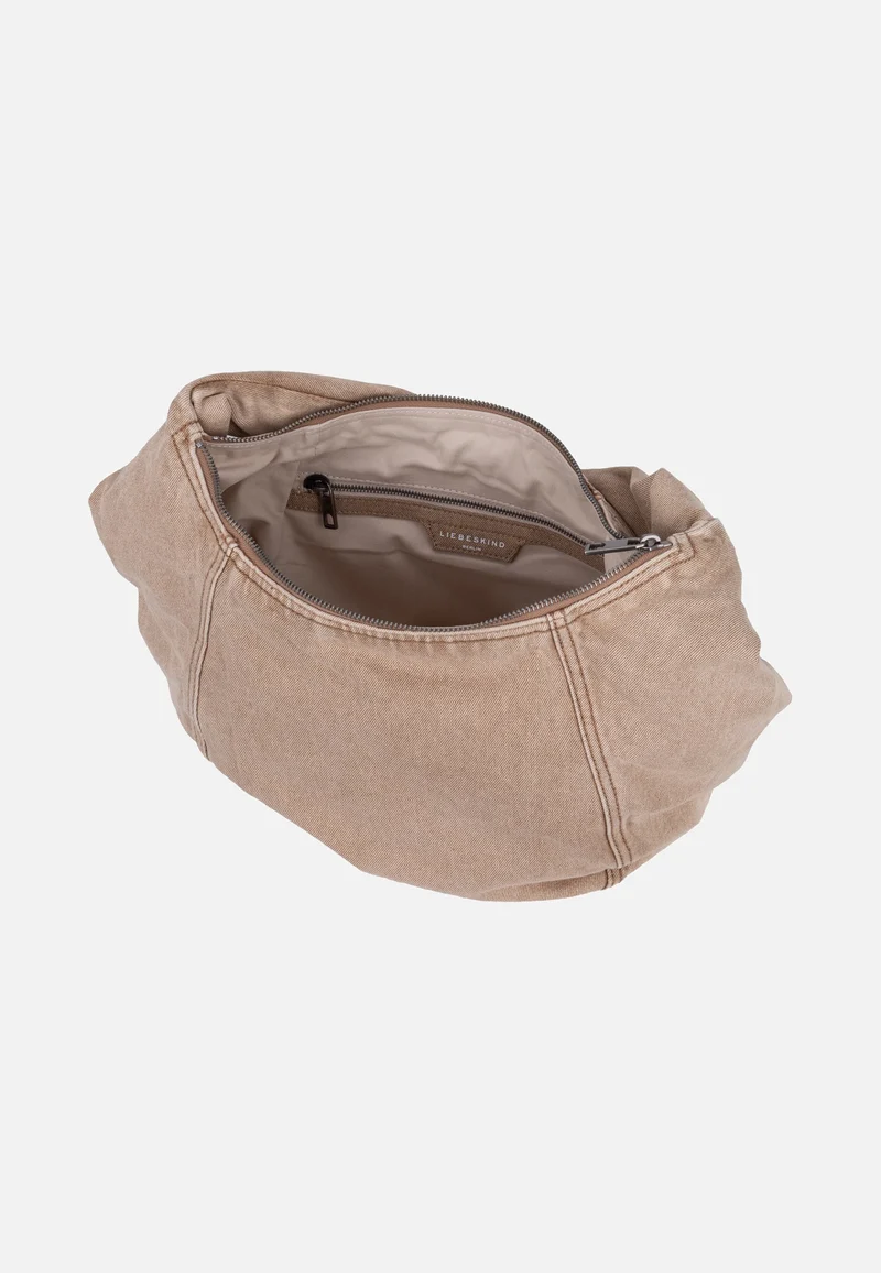 Farrah II Hobo M Denim Beige - Hobo Bag