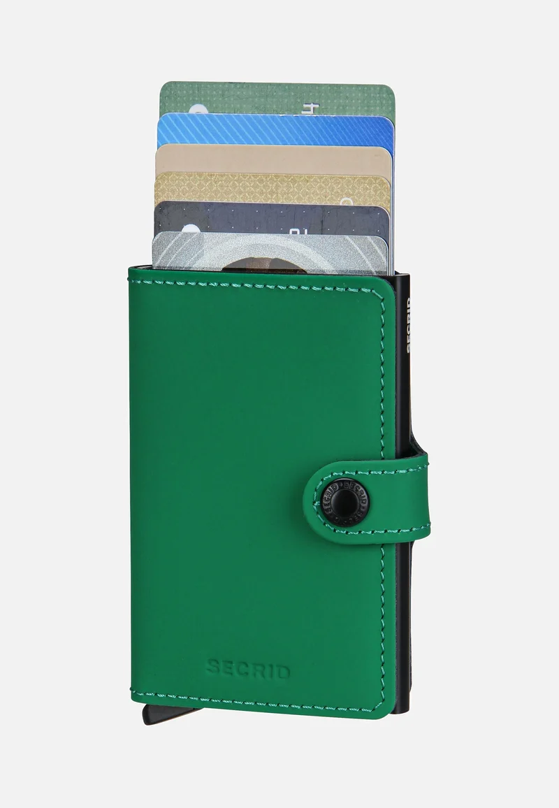 Miniwallet Matte Bright Green - Portemonnaie