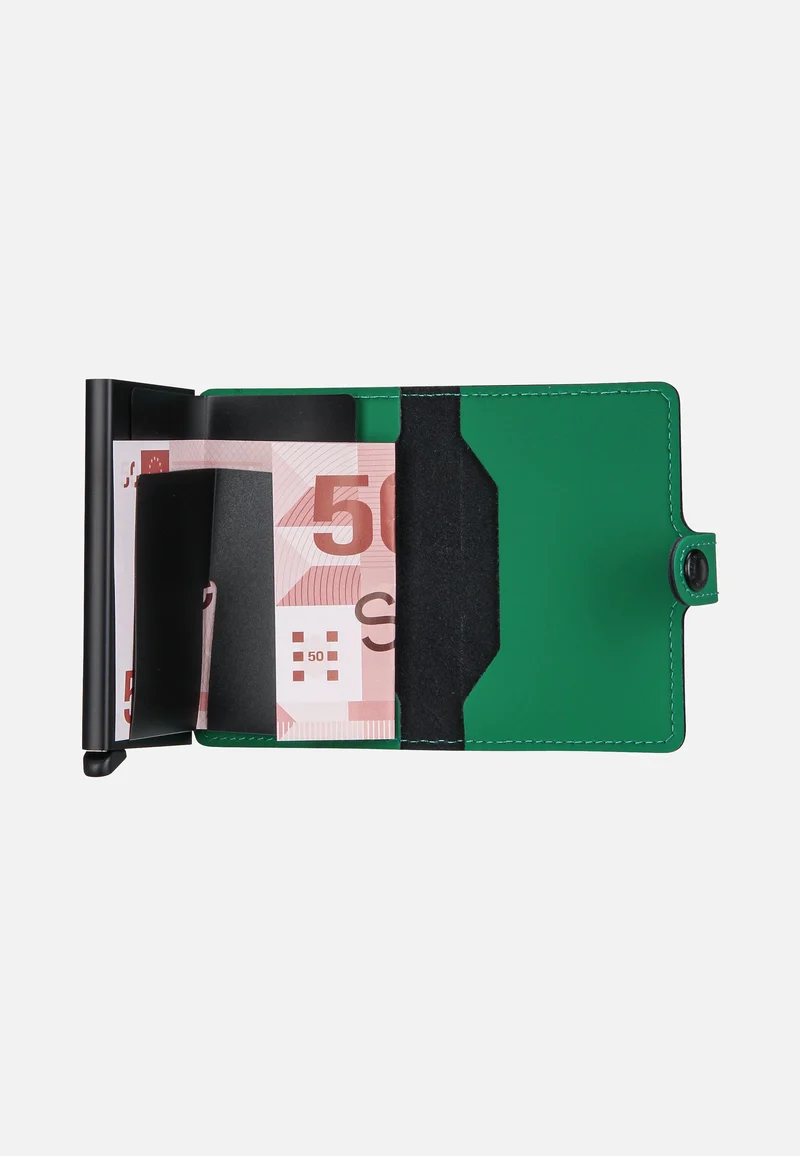 Miniwallet Matte Bright Green - Portemonnaie