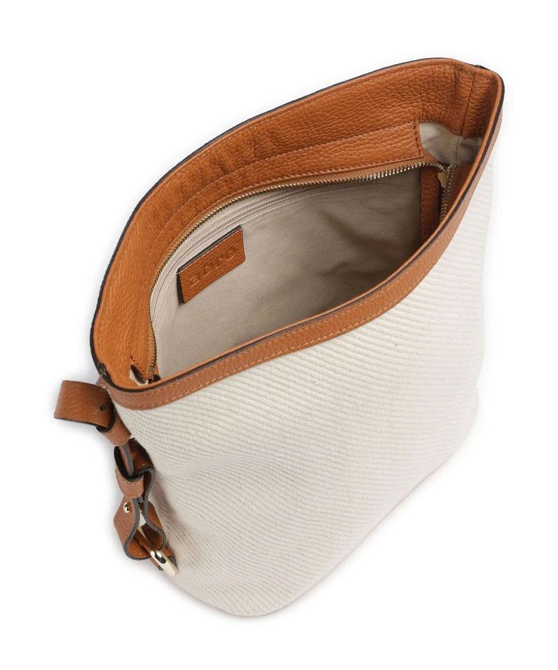 Abro Super Drill Cosmo Umhängetasche ivory/cuoio