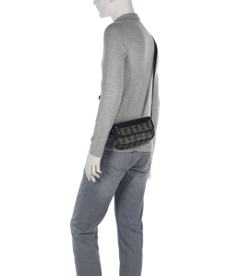 Lacoste The Blend Umhängetasche monogram/noir/gris