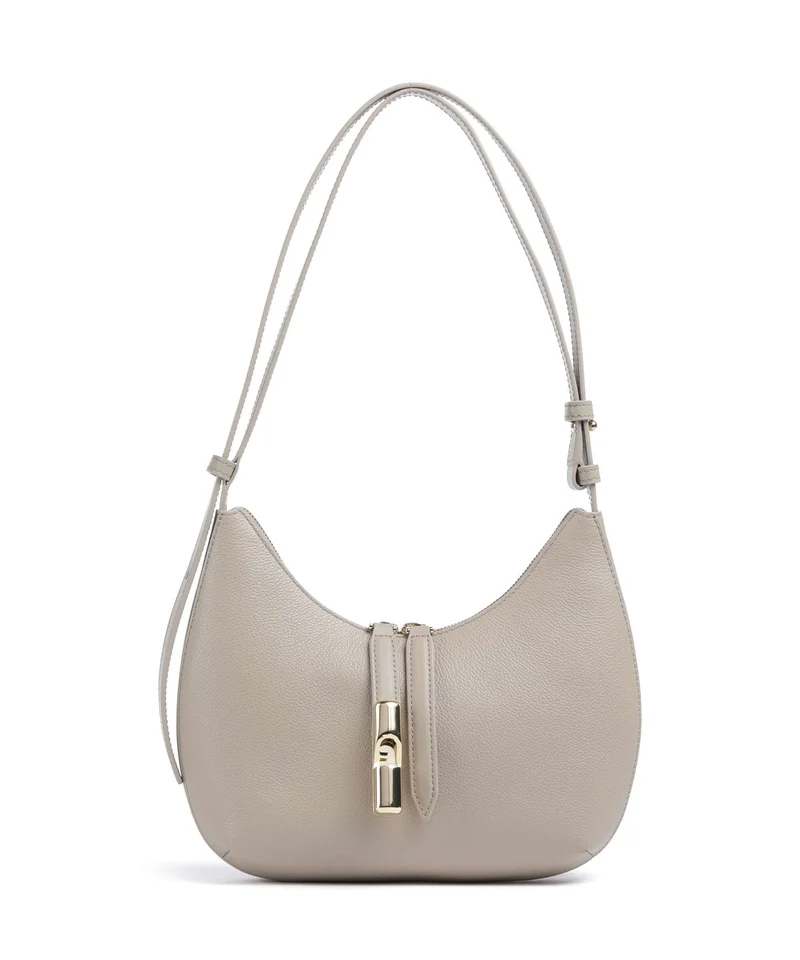 Furla Goccia S Schultertasche linen