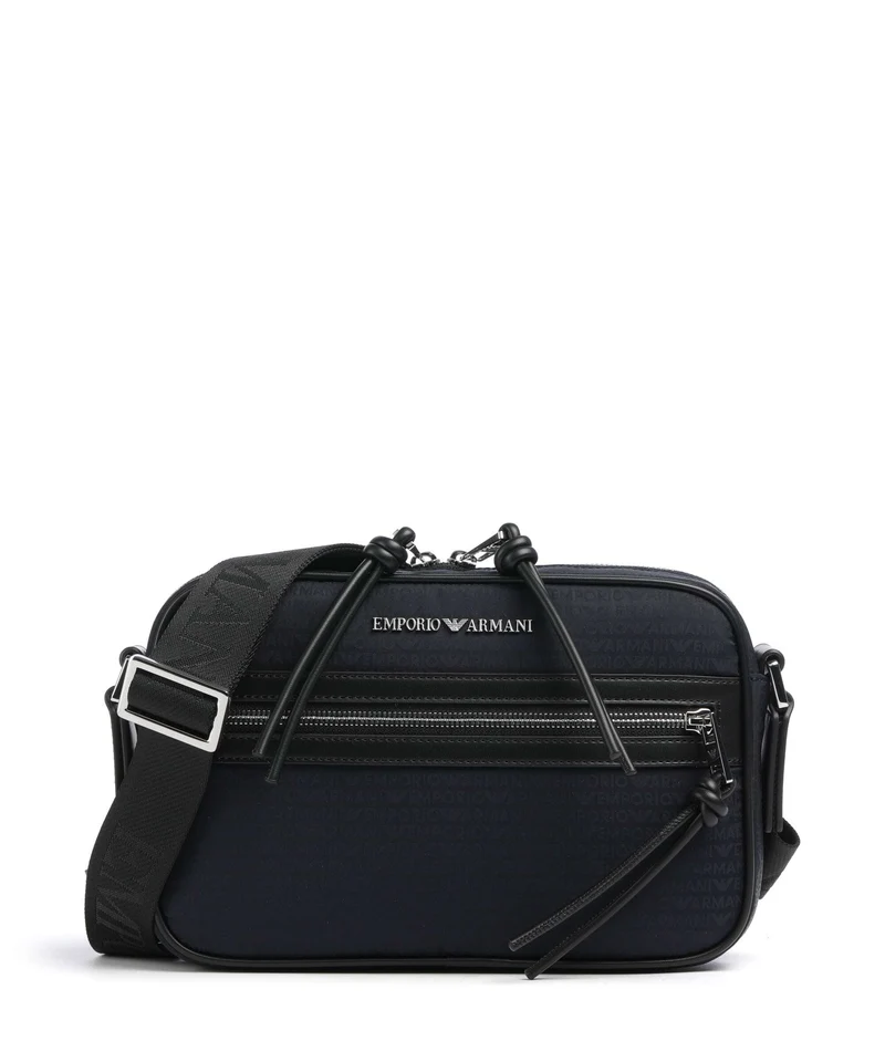 Emporio Armani Monogram Umhängetasche iconico blu navy