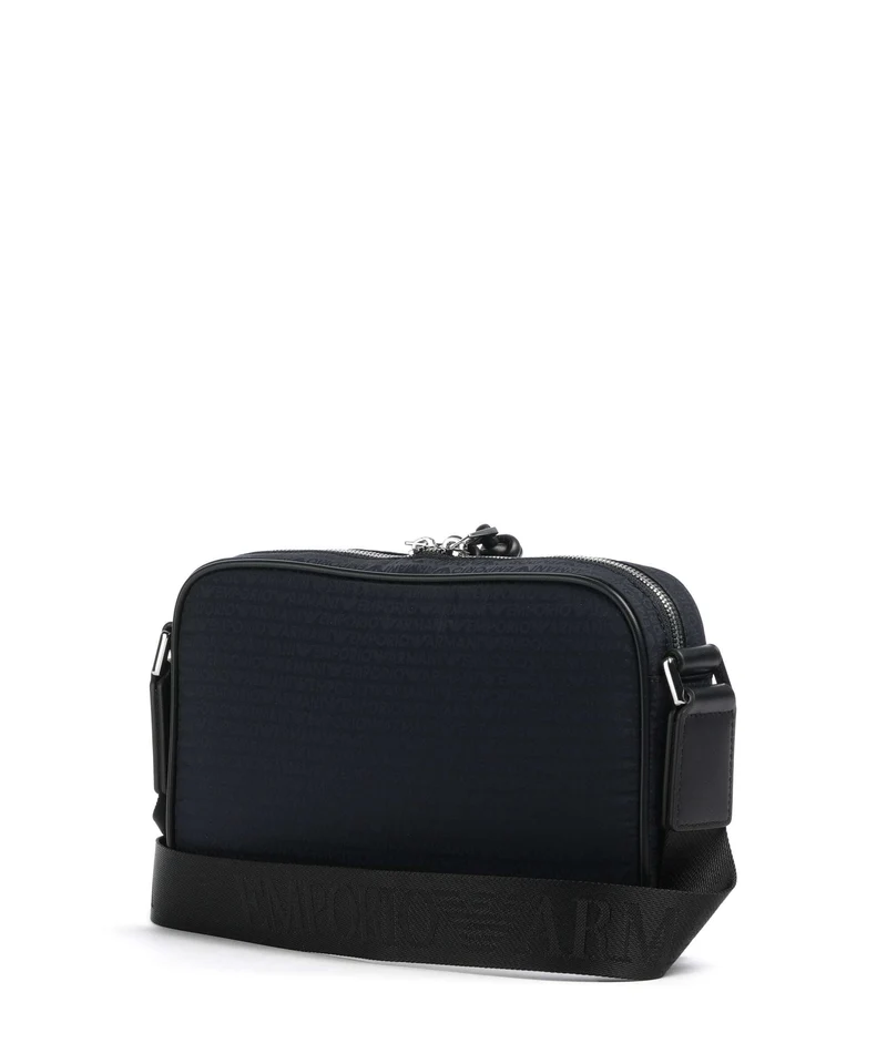 Emporio Armani Monogram Umhängetasche iconico blu navy