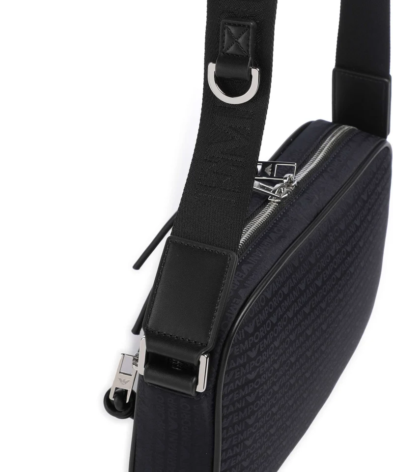 Emporio Armani Monogram Umhängetasche iconico blu navy
