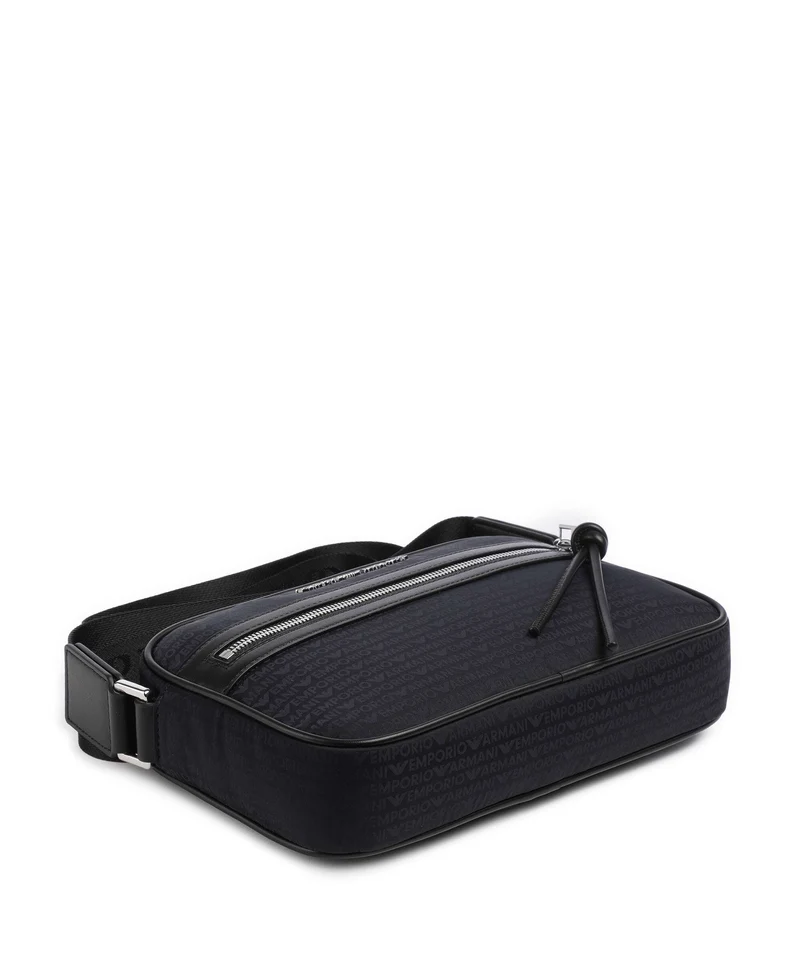 Emporio Armani Monogram Umhängetasche iconico blu navy