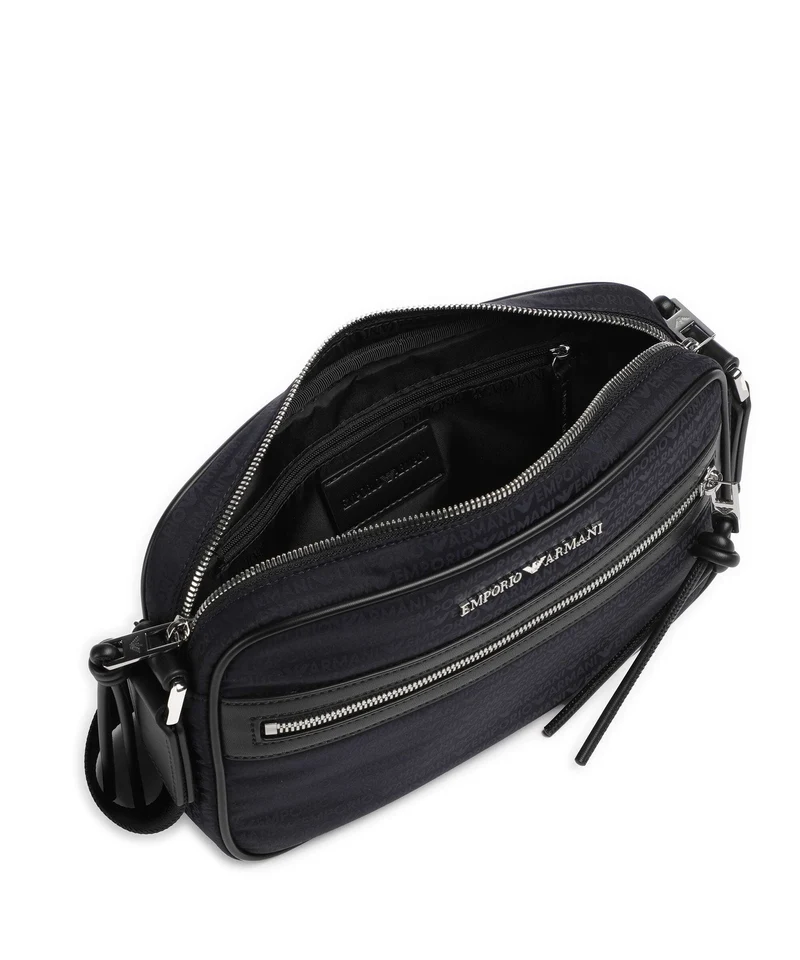 Emporio Armani Monogram Umhängetasche iconico blu navy