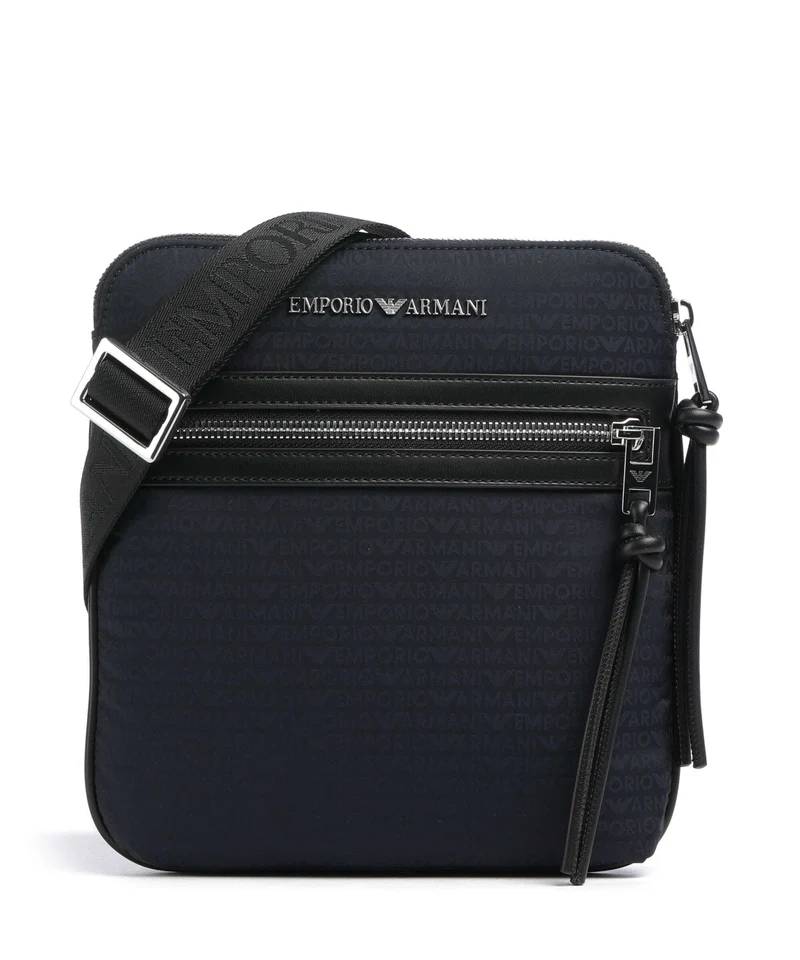 Emporio Armani Monogram Umhängetasche iconico blu navy