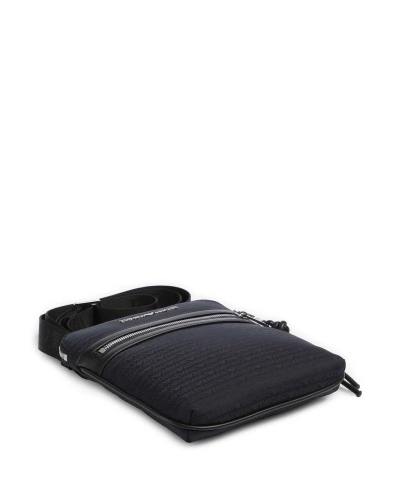 Emporio Armani Monogram Umhängetasche iconico blu navy