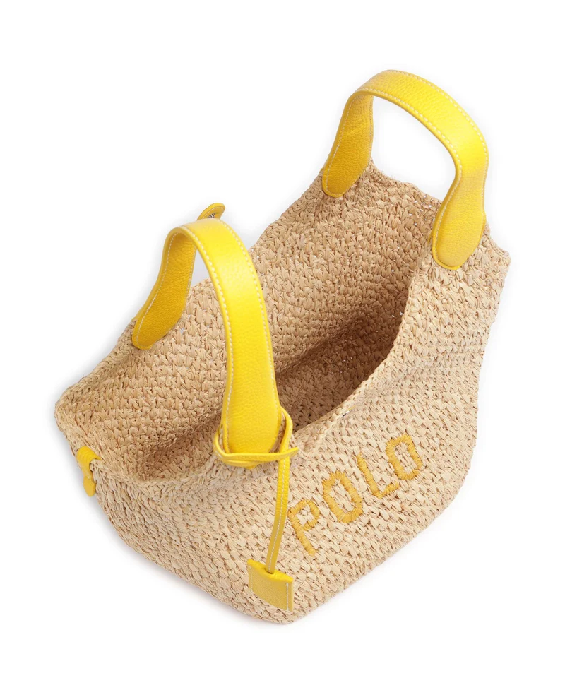 Polo Ralph Lauren Play Medium Handtasche natural/canary yellow
