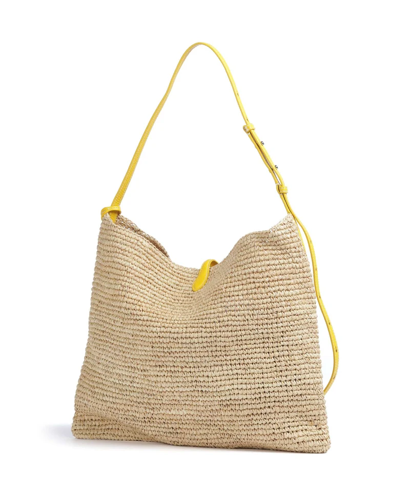 Polo Ralph Lauren Play Large Beuteltasche natural/canary yellow