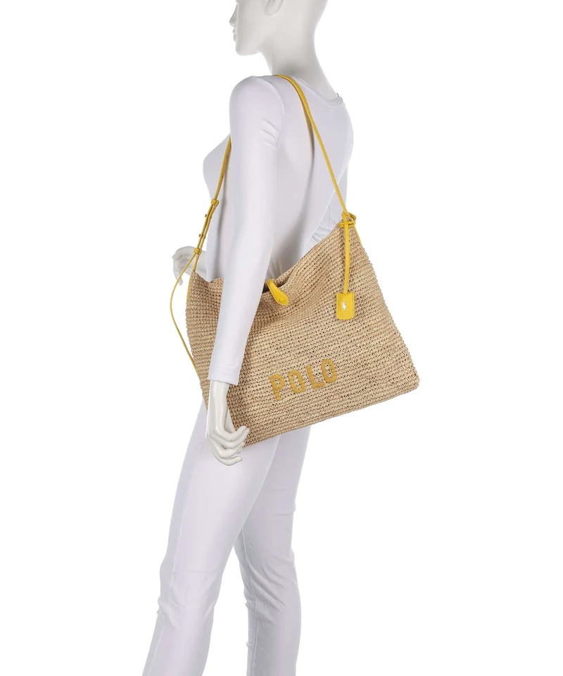 Polo Ralph Lauren Play Large Beuteltasche natural/canary yellow