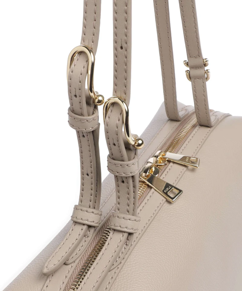 Furla Double M Schultertasche linen