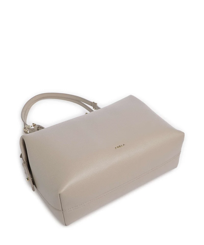 Furla Double M Schultertasche linen