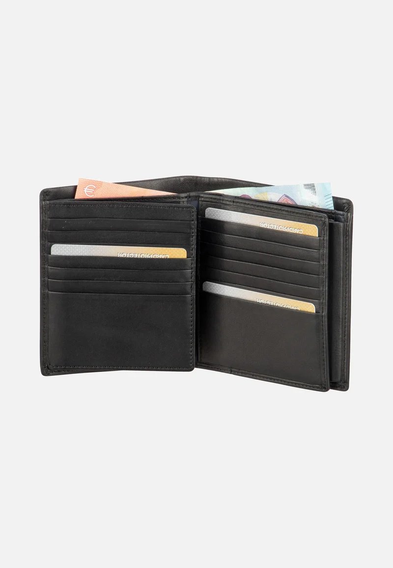 Hundsbach Hugwald Billfold V14 Black - Portemonnaie