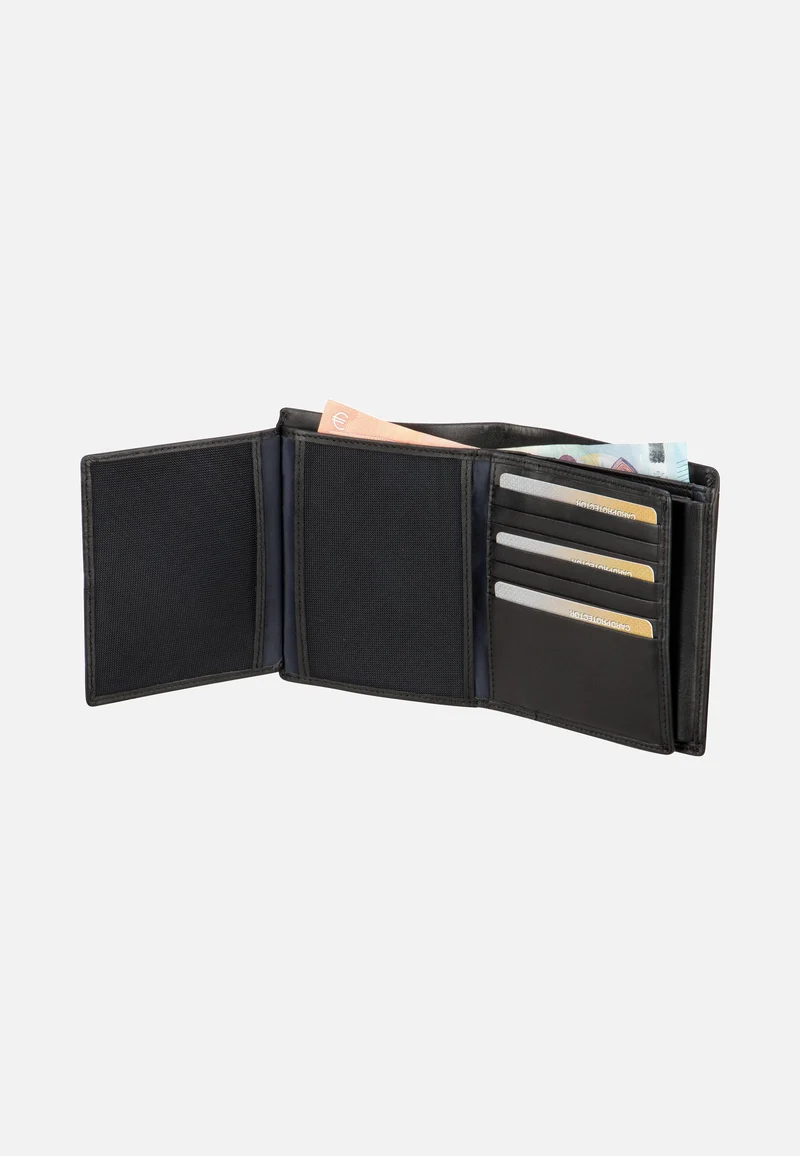 Hundsbach Hugwald Billfold V14 Black - Portemonnaie
