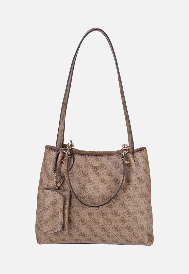 Lorella Logo Girlfriend 84230 Latte Logo - Tote Bag