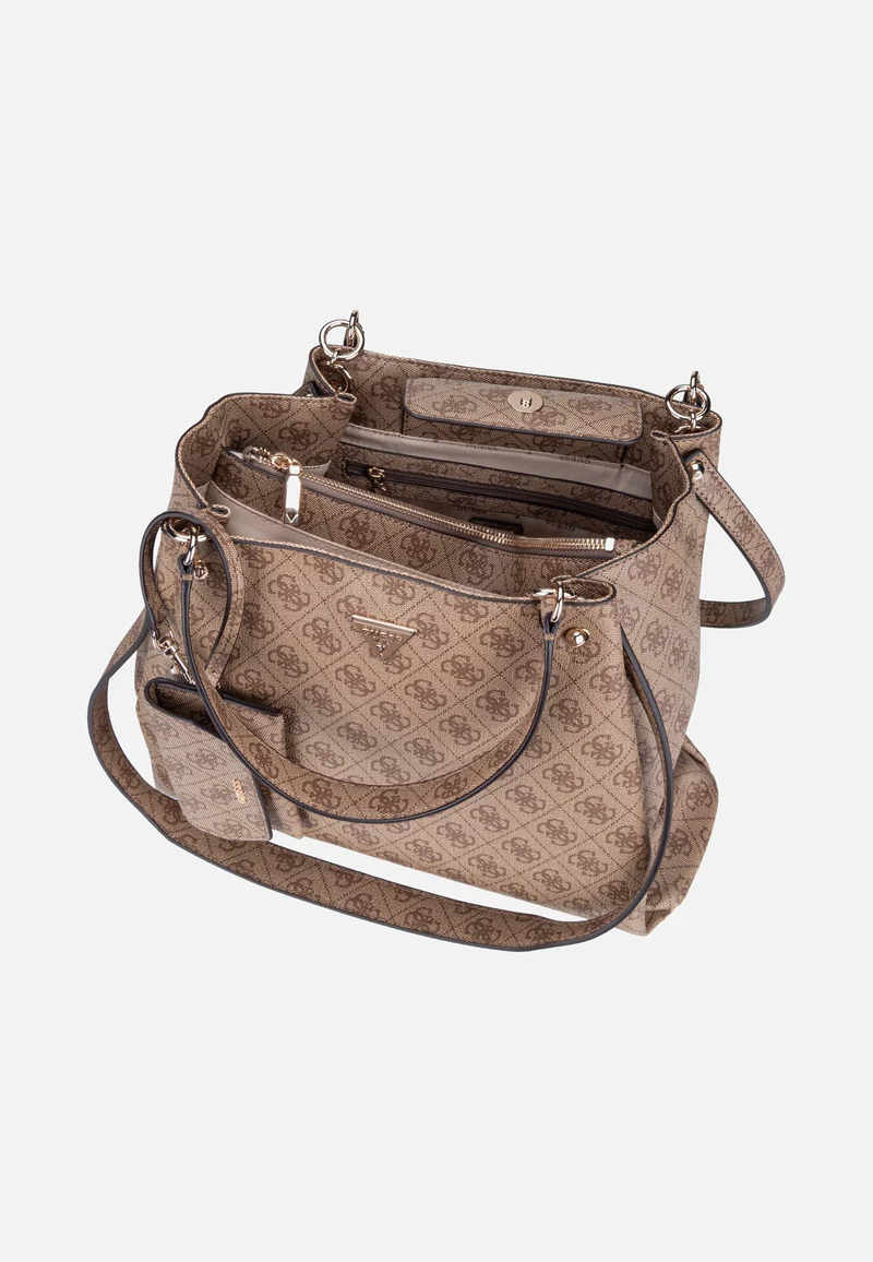 Lorella Logo Girlfriend 84230 Latte Logo - Tote Bag