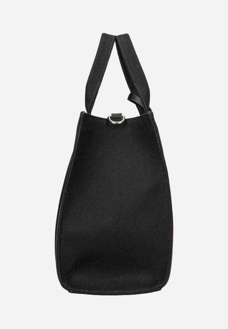 K/Rsg Square Medium Tote With Charm Black - Tote Bag