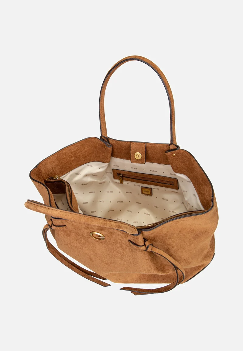Allegra Girlfriend Suede 37230 Cognac - Tote Bag
