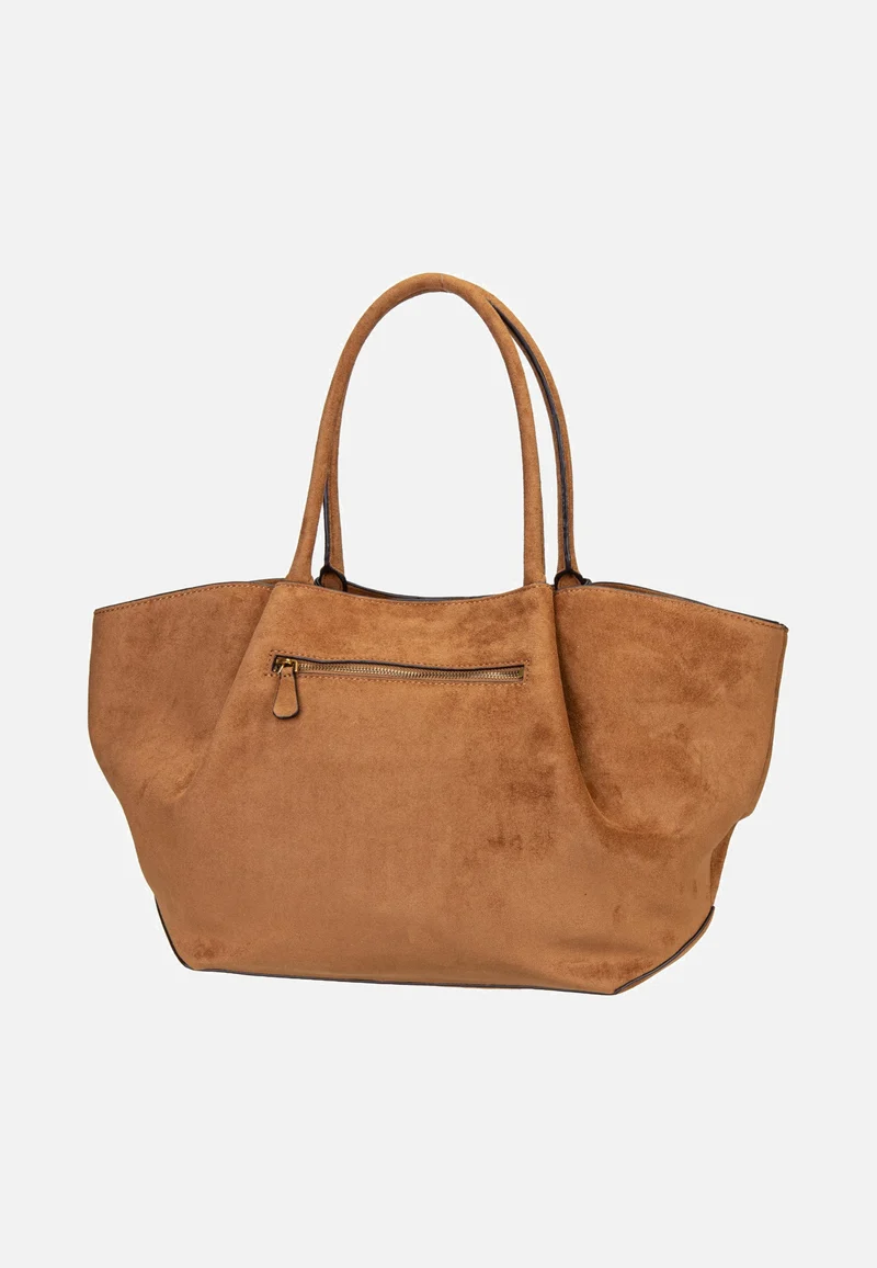 Allegra Girlfriend Suede 37230 Cognac - Tote Bag