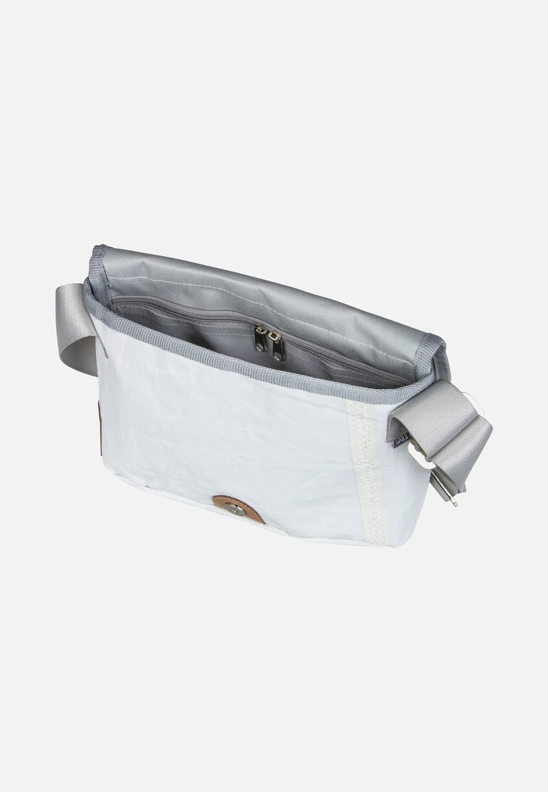 Perle Stencil-Weiß/Grau - Messenger Bag