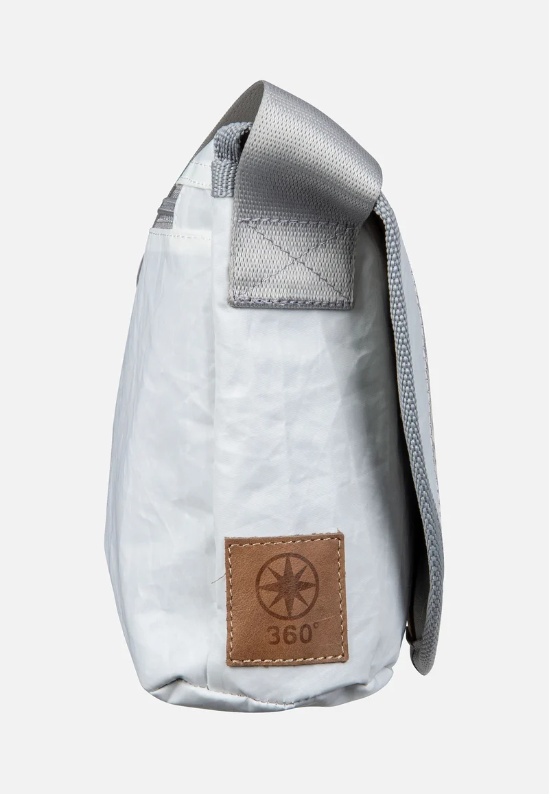 Perle Stencil-Weiß/Grau - Messenger Bag