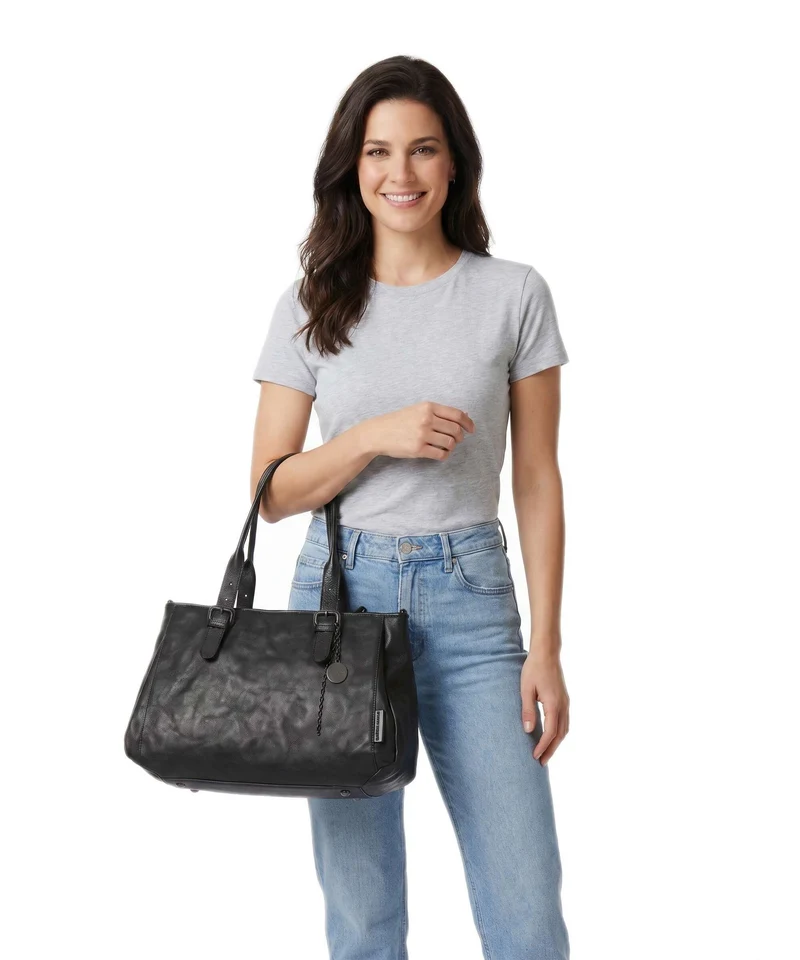 Aunts & Uncles Grandma's Luxury Club Mrs. Shortbread Shopper black smoke