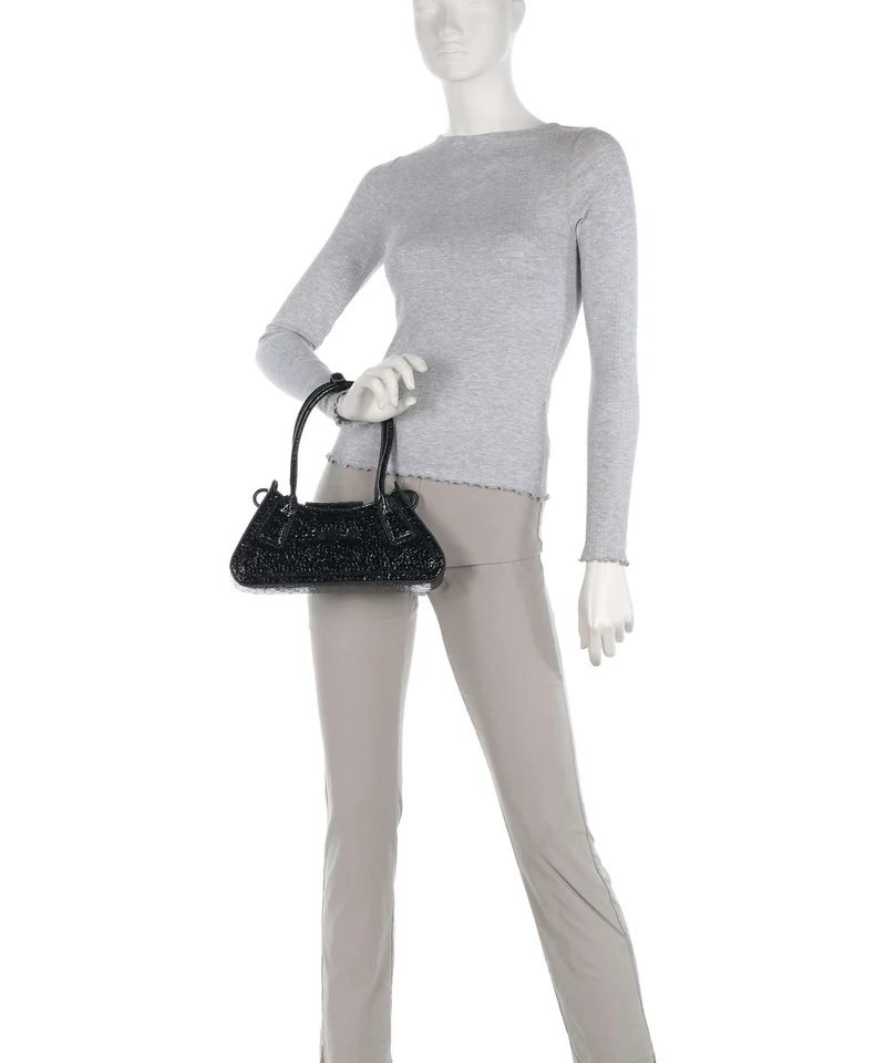 Replay Schultertasche shiny black