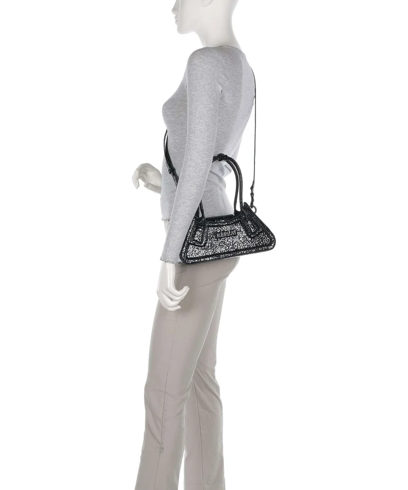 Replay Schultertasche shiny black