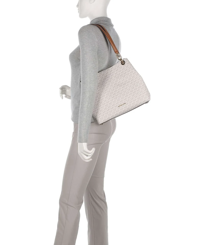 Michael Kors Kensington Beuteltasche vanilla/acorn
