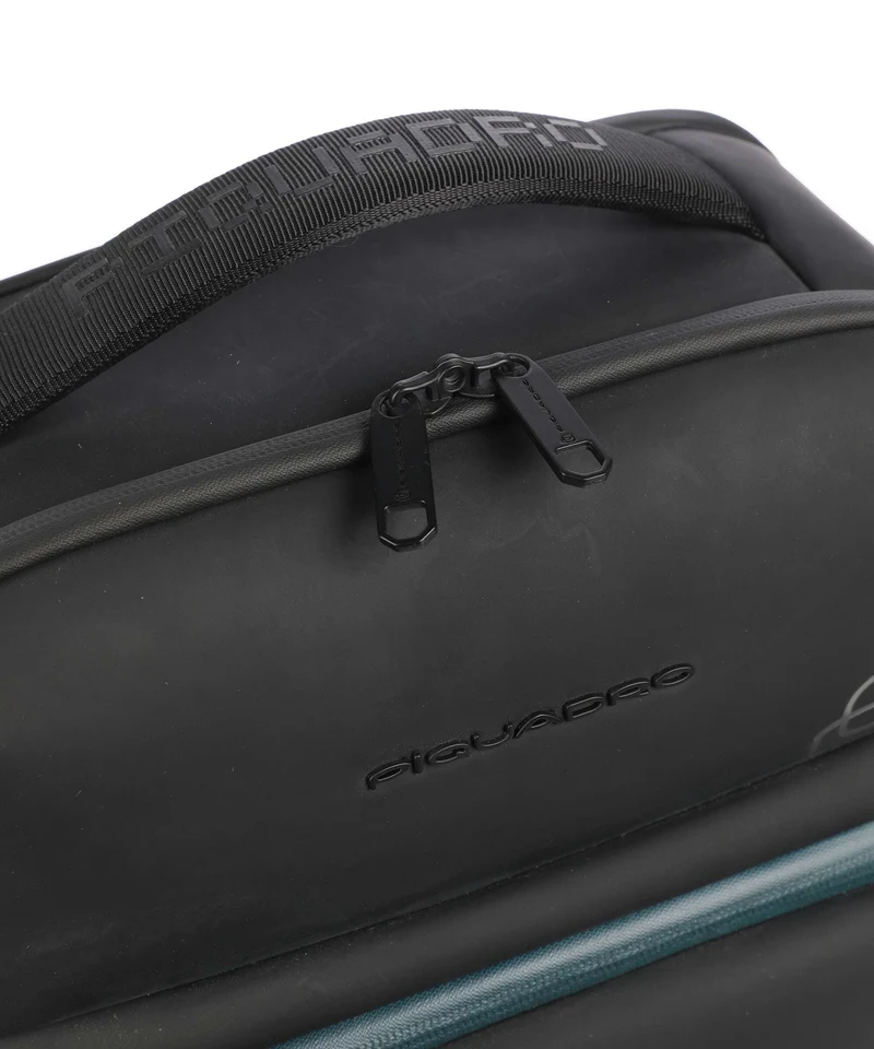 Piquadro C2OW Rucksack-Trolley nero