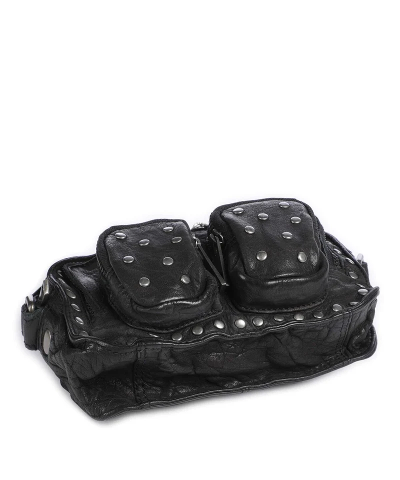 Núnoo Washed Helena Umhängetasche black